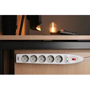 Мережевий фільтр 2E 5хSchuko, 2 м (2E-SP515M2WH) UA