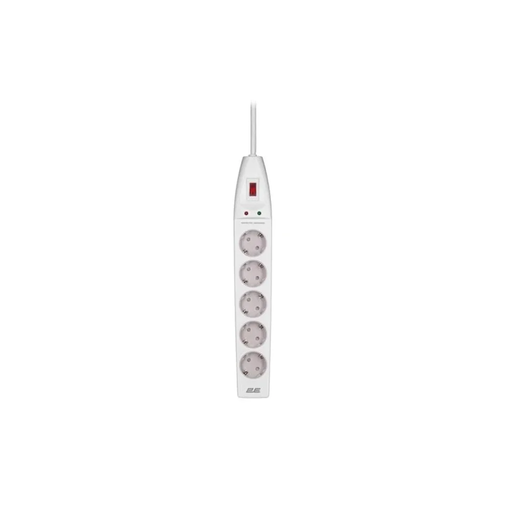 Сетевой фильтр 2E 5хSchuko, 3 м (2E-SP515M3WH) UA