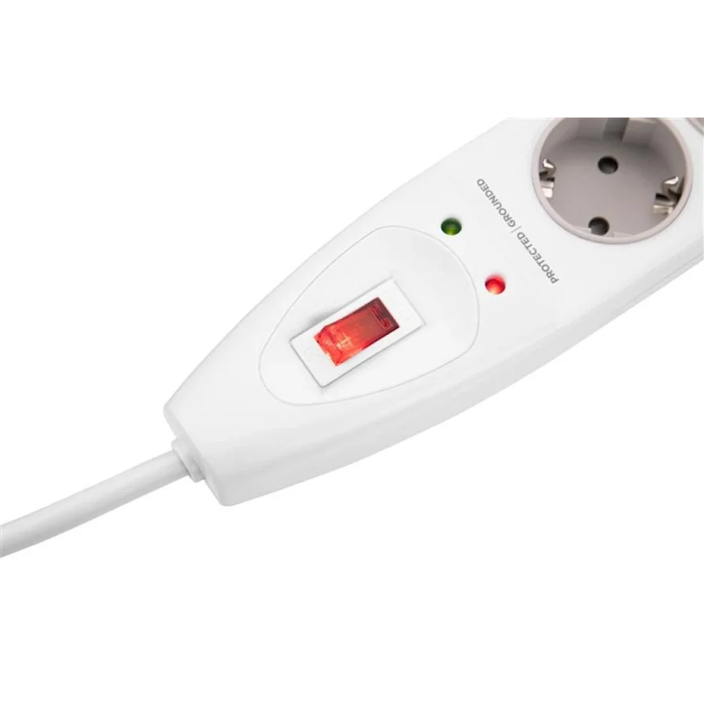 Сетевой фильтр 2E 5хSchuko, 3 м (2E-SP515M3WH) UA