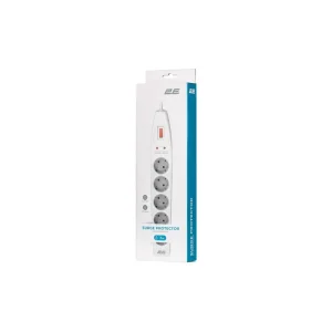 Сетевой фильтр 2E 5хSchuko, 3 м (2E-SP515M3WH) UA