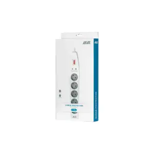 Мережевий фільтр 2E 5хSchuko, 10 м (2E-SP515M10WH) UA