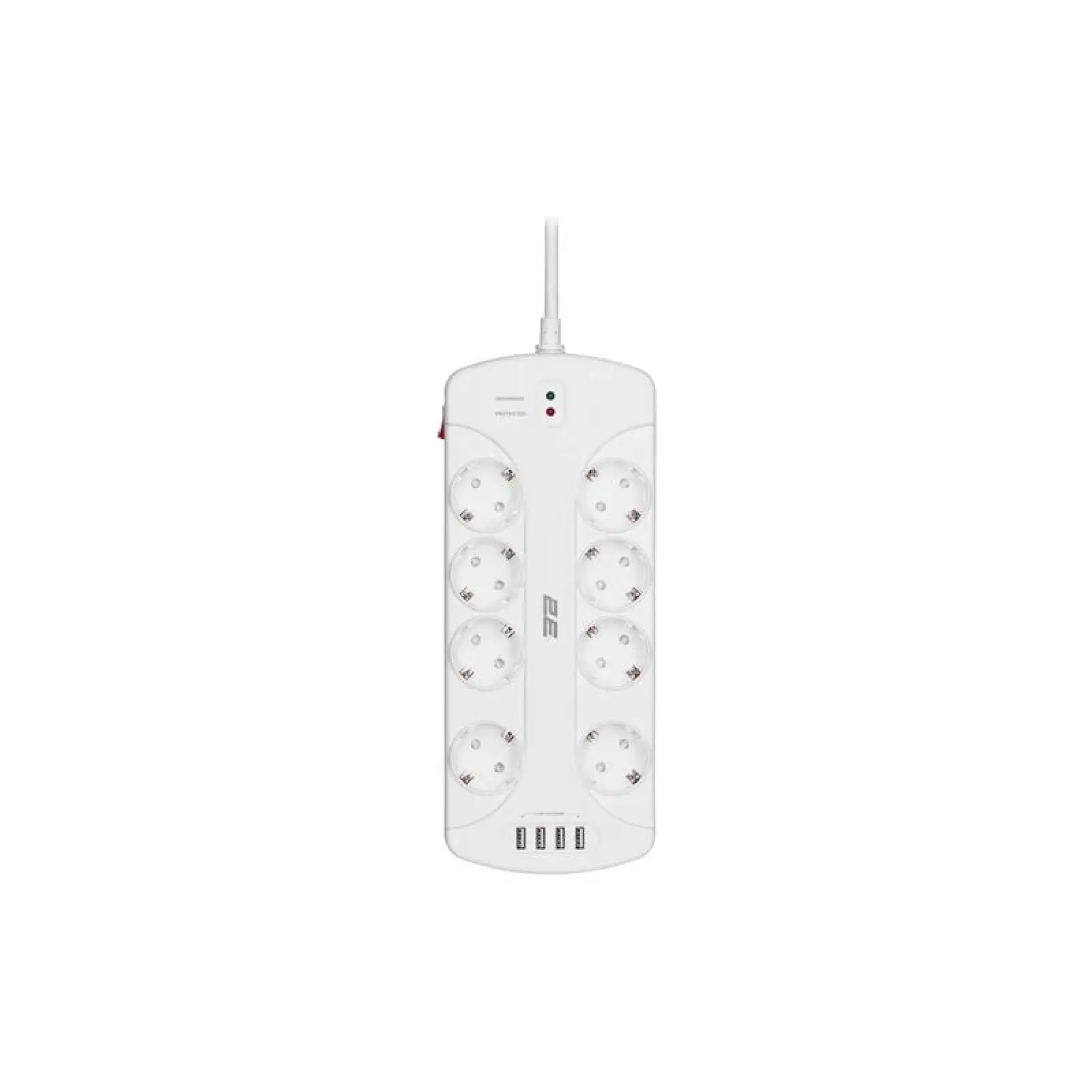 Мережевий фільтр 2E 8хSchuko, 3 м (2E-SP815M3USBWH) UA