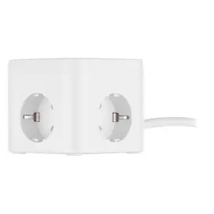 Сетевой адаптер 2E 3XSchuko с защитой от импульсных скачков напряжения, 3*USB-A, 1*USB-C, 1.5м, white (2E-ADC331WH) UA