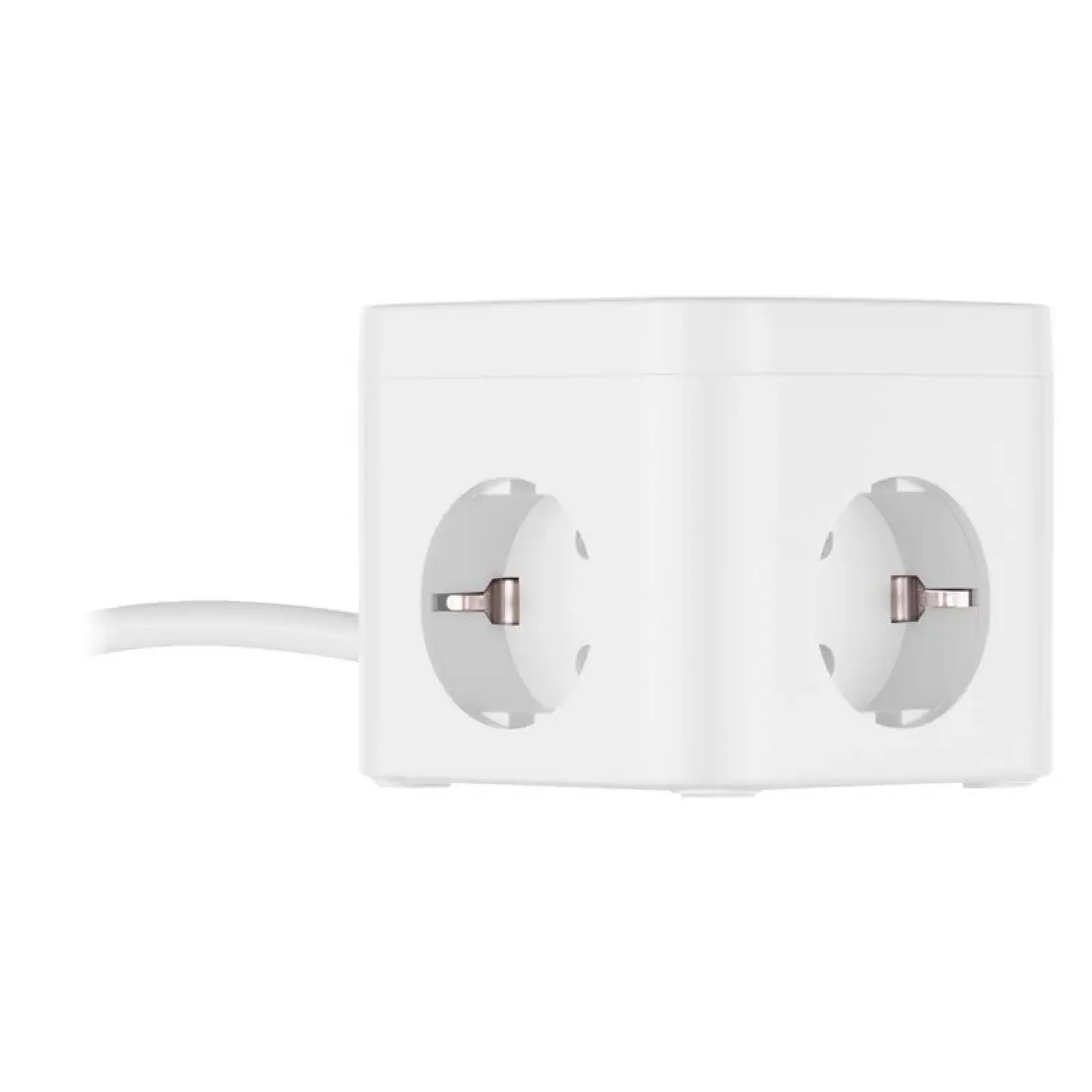 Сетевой адаптер 2E 3XSchuko с защитой от импульсных скачков напряжения, 3*USB-A, 1*USB-C, 1.5м, white (2E-ADC331WH) UA