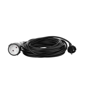 Мережевий подовжувач 2E 1XCEE7/17, 2G*1.0мм, 10м, black (2E-PC210M10) UA
