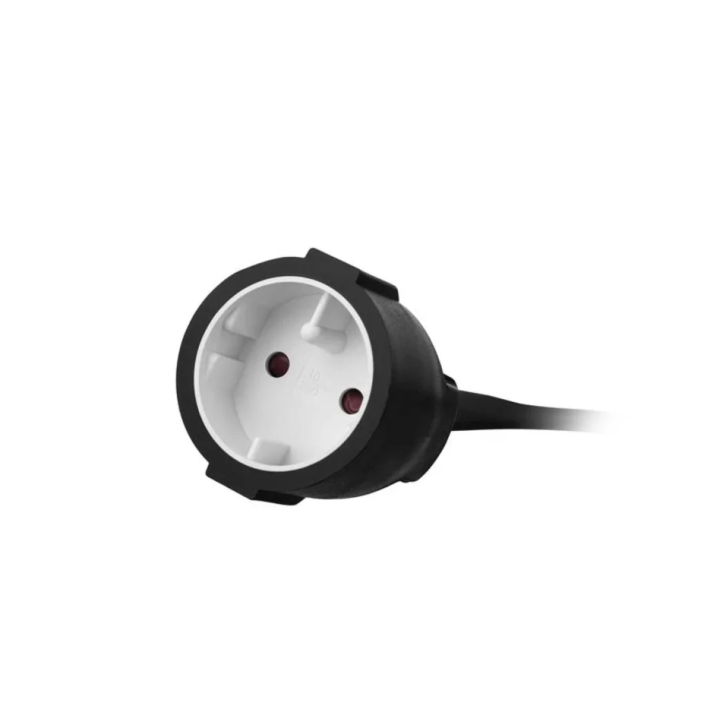 Сетевой удлинитель 2E 1XCEE7/17, 2G*1.0мм, 10м, black (2E-PC210M10) UA