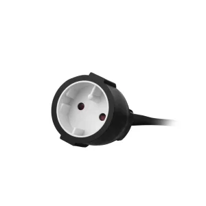 Сетевой удлинитель 2E 1XCEE7/17, 2G*1.0мм, 10м, black (2E-PC210M10) UA