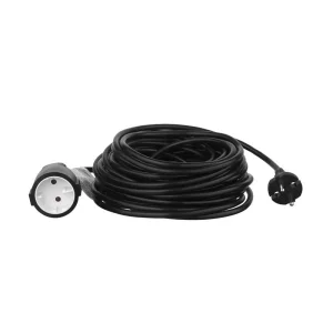 Мережевий подовжувач 2E 1XCEE7/17, 2G*1.0мм, 15м, black (2E-PC210M15) UA