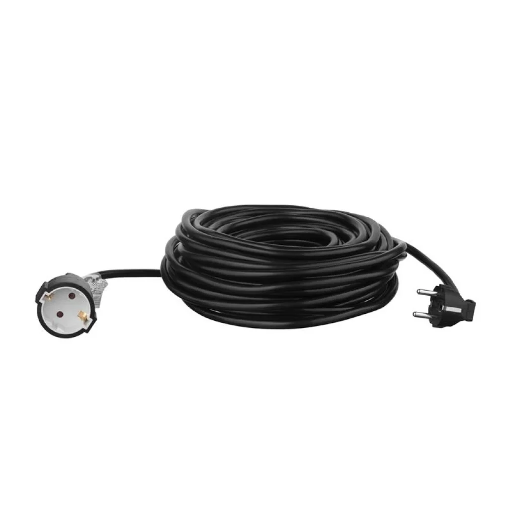 Сетевой удлинитель 2E 1XSchuko, 3G*1.5мм, 20м, black (2E-PC315M20) UA