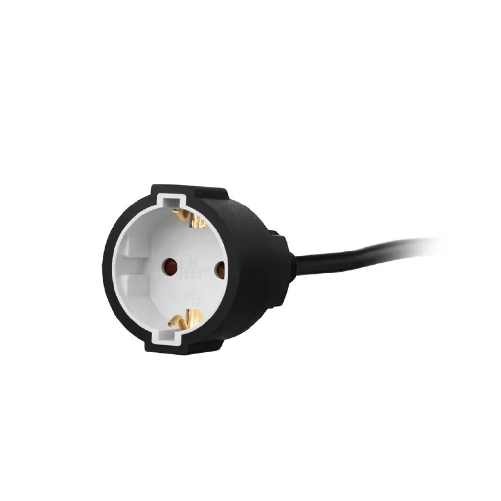 Сетевой удлинитель 2E 1XSchuko, 3G*1.5мм, 20м, black (2E-PC315M20) UA