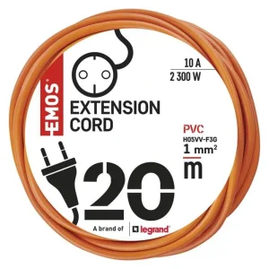 Удлинитель Emos P01220 1 розеткa, 20 м UA
