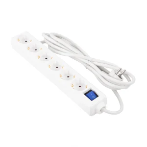 Фильтр питания 2E (2E-U06ESM3WH) 6 розеток, 3 м, White UA
