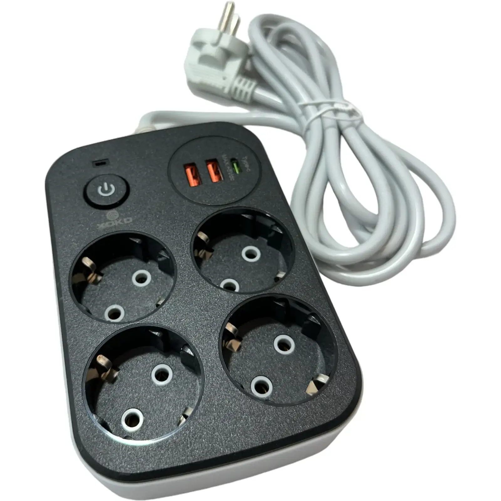 Мережевий фільтр XoKo SP-4-2-1 4 розетки, 3 USB, 2 м Black (XK-SP-4-2-1-BK) UA