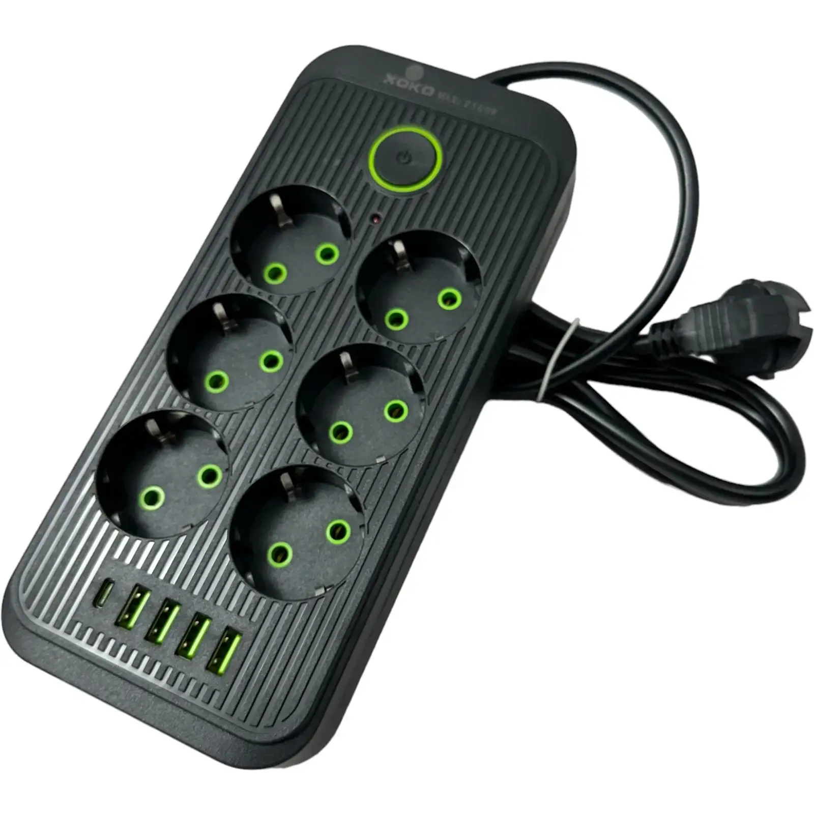 Мережевий фільтр XoKo SP-6-4-1 6 розеток, 5 USB, 2 м Black (XК-SP6-4-1-BK) UA