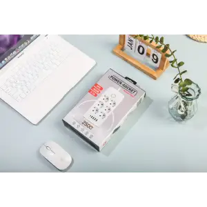 Сетевой фильтр XoKo SP-6-4-1 6 розеток, 5 USB, 2 м White (XК-SP6-4-1-WH) UA