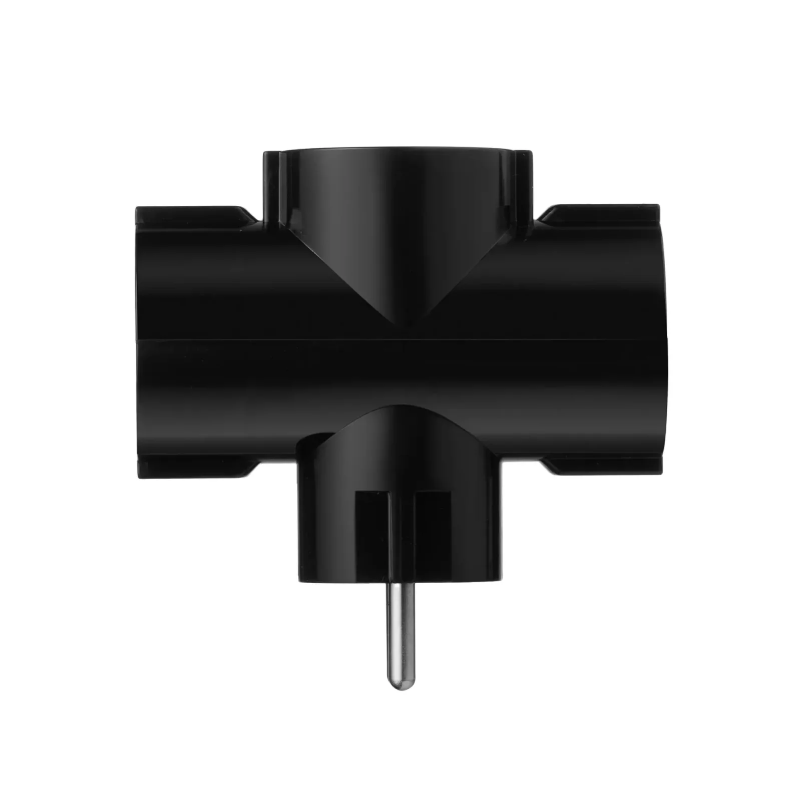 Сетевой адаптер 2E 3xТип F, 16A, черный (2E-AD0103BK) UA