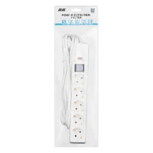 Сетевой фильтр 2E 5хSchuko, 3 м (2E-SP515OSM3WH) UA