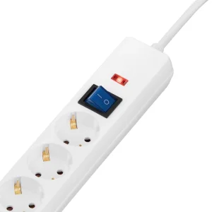 Сетевой фильтр 2E 5хSchuko, 3 м (2E-SP515OSM3WH) UA