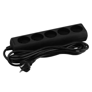 Фильтр питания 2E (2E-U05M3BK) 5 розетки, 3 м, черный UA