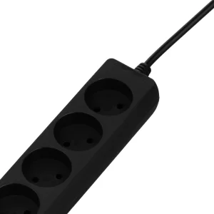 Фильтр питания 2E (2E-U05M3BK) 5 розетки, 3 м, черный UA