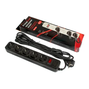 Фильтр питания FrimeCom (FC-B4005W 4.5 B) 5 розеток, 4.5 м, черный UA