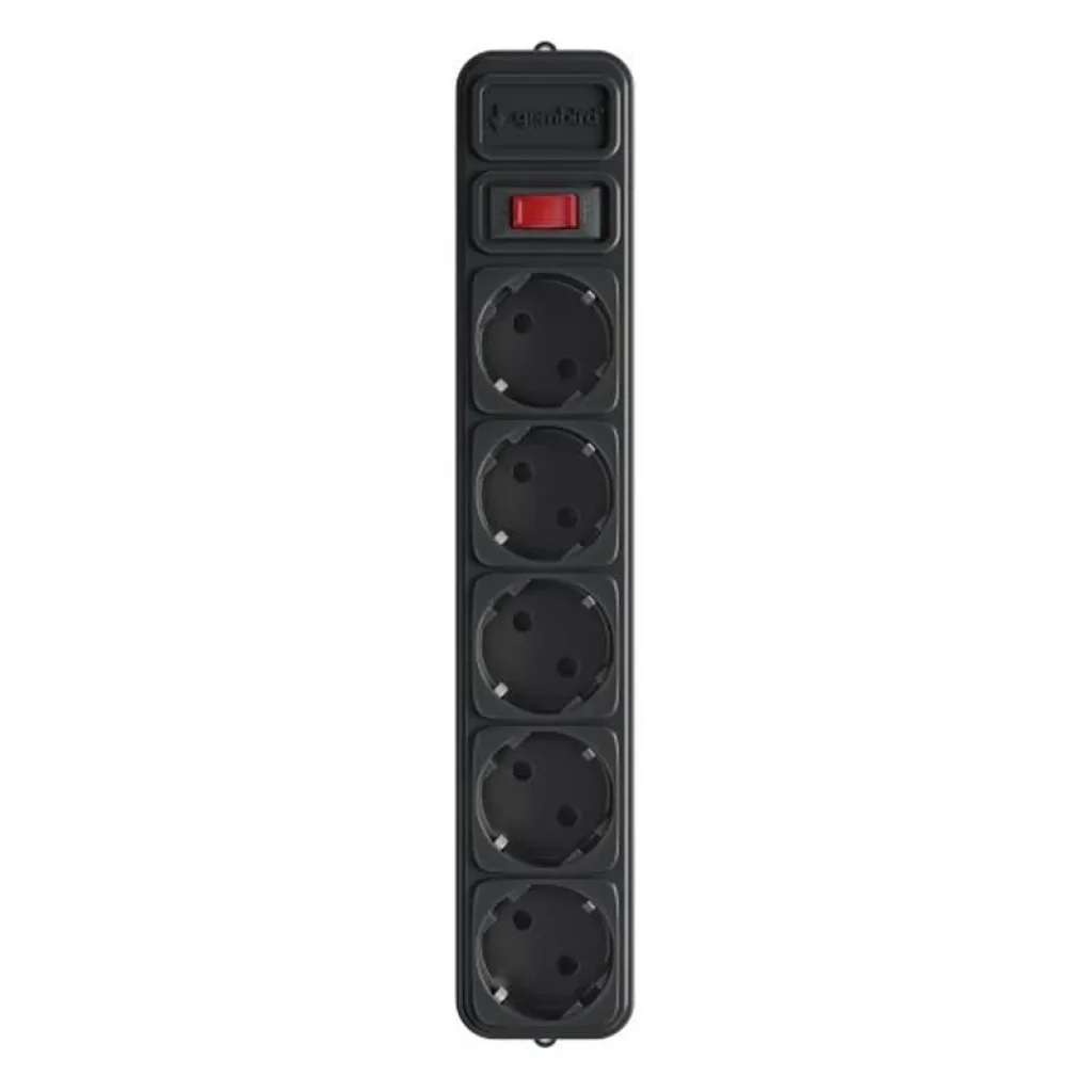 Фильтр питания Gembird Power Cube 5 розеток 1,8м (SPG5-G-6B) черный UA