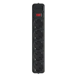 Фильтр питания Gembird Power Cube 5 розеток 1,8м (SPG5-G-6B) черный UA