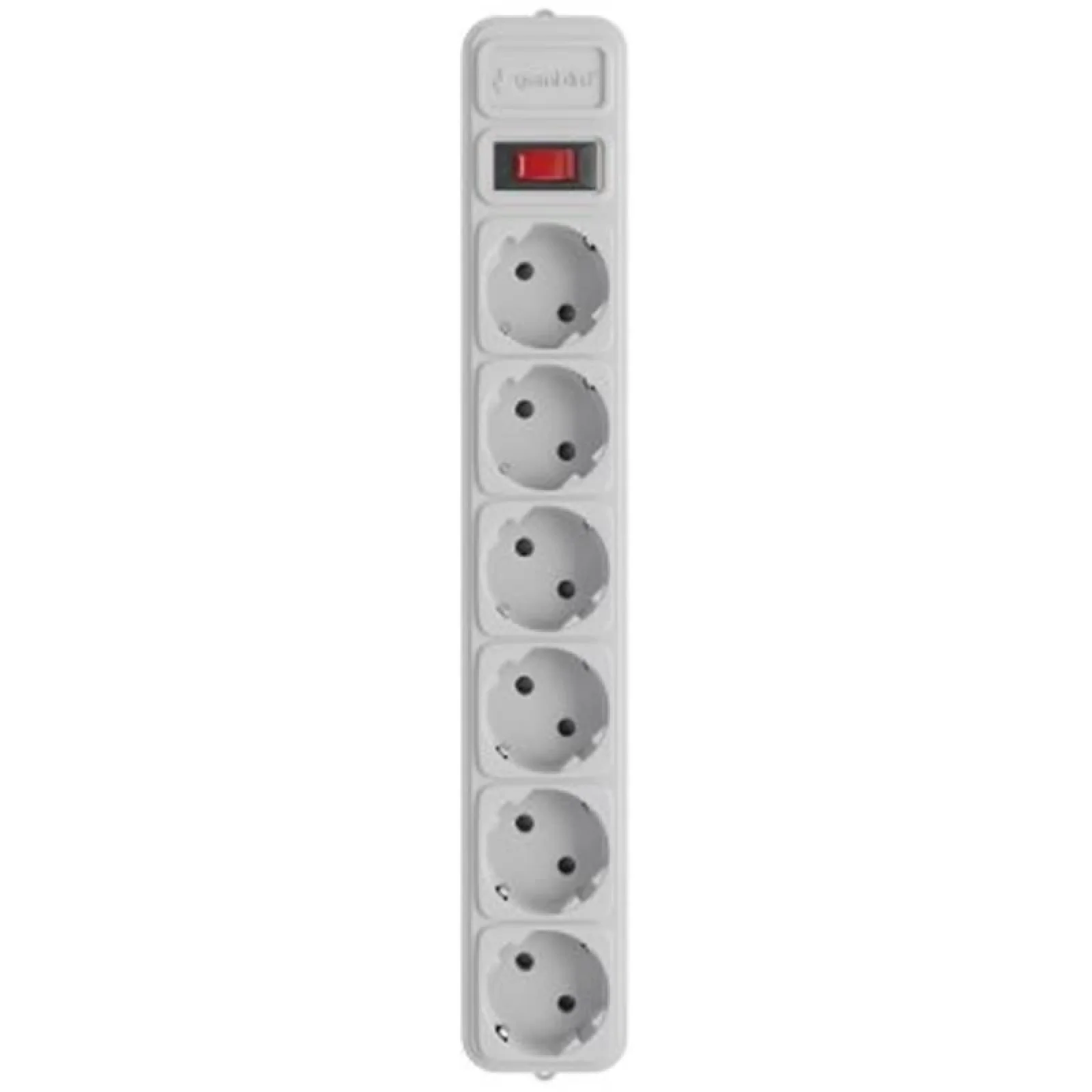 Фильтр питания Gembird Power Cube 6 розеток 1,8м (SPG6-G-6G) серый UA