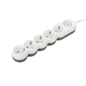 Фильтр питания 2E (2E-U05VESM3W) 5хSchuko, 3 м, белый UA