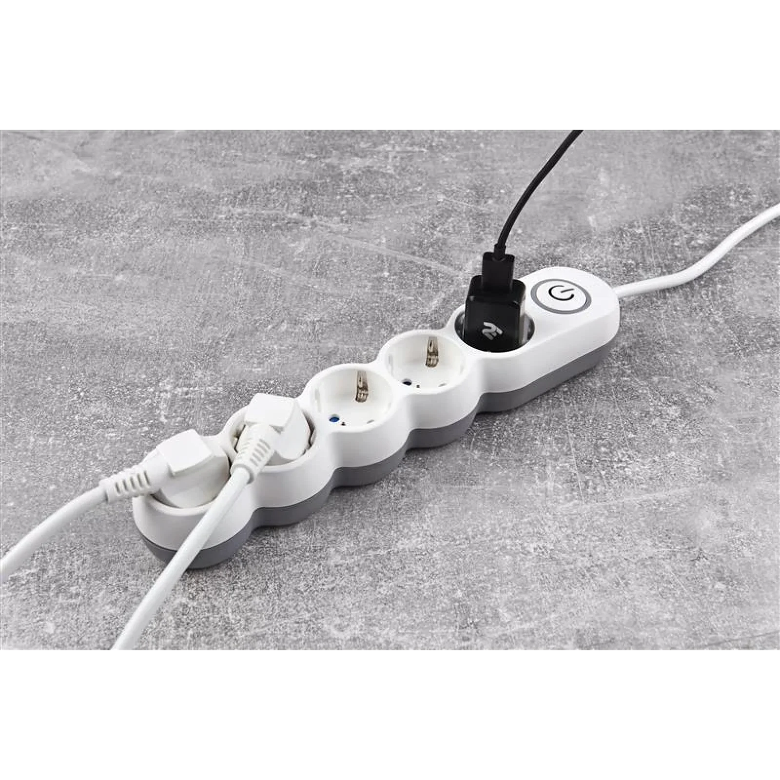 Фильтр питания 2E (2E-U05VESM3W) 5хSchuko, 3 м, белый UA