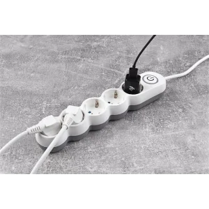 Фильтр питания 2E (2E-U05VESM3W) 5хSchuko, 3 м, белый UA