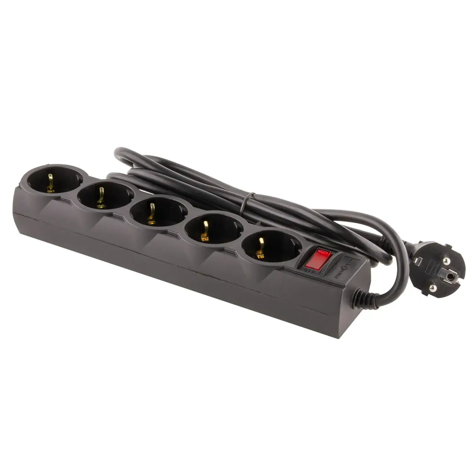 Фильтр питания LogicPower 5 розеток 3м LP-X5 Premium Black (LP9584) UA