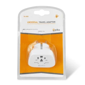 Адаптер Piko TA-002 USA/JAP/PRC/UK на EU White (1283126472510) UA