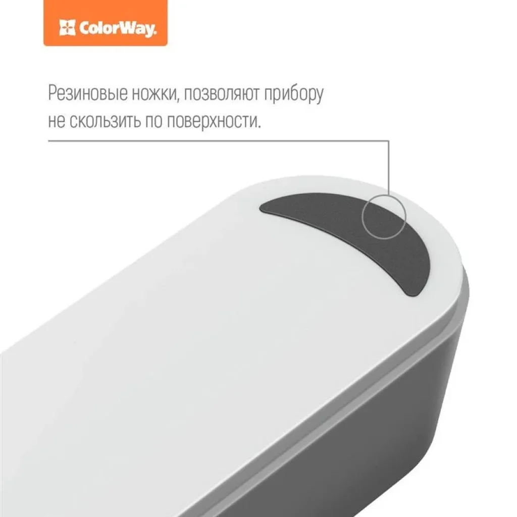 Фильтр питания ColorWay CW-CHE44W 4 розетки, 4 USB, 2 м, белый UA
