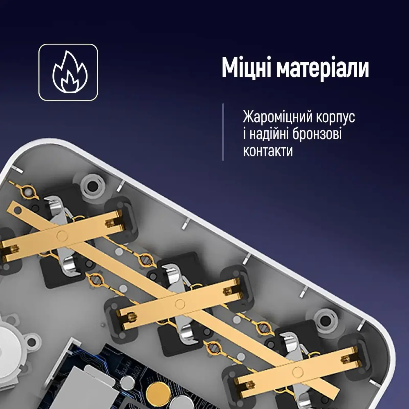 Фільтр живлення ColorWay CW-CHE36PDB 20W (3 USB-A + 3 TYPE-C) 3 розетки, 6 USB, 2 м, чорний UA