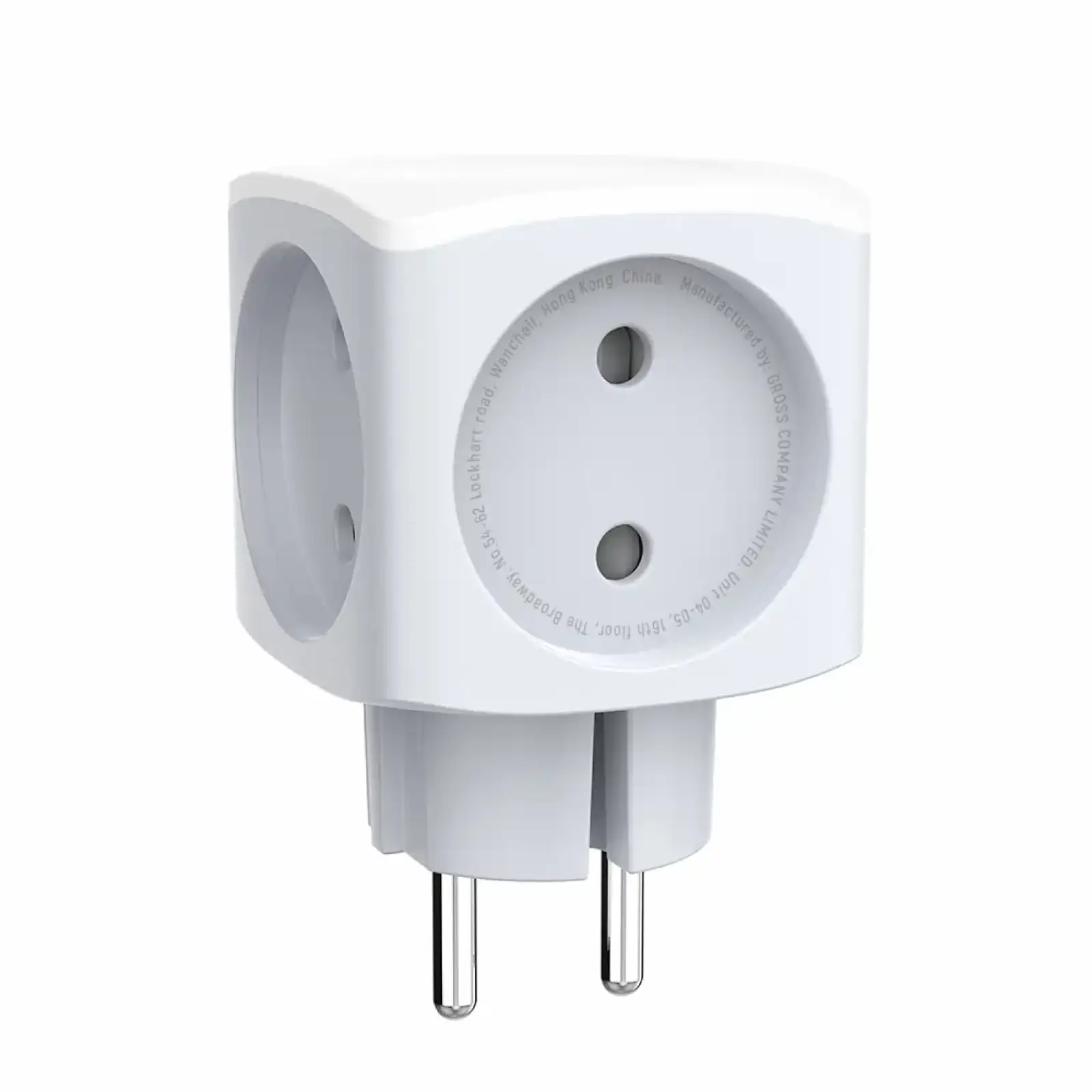 Разветвитель ColorWay CW-CHE4W 4 розетки White UA