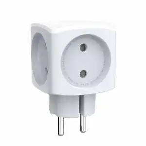 Разветвитель ColorWay CW-CHE4W 4 розетки White UA