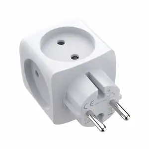 Разветвитель ColorWay CW-CHE4W 4 розетки White UA