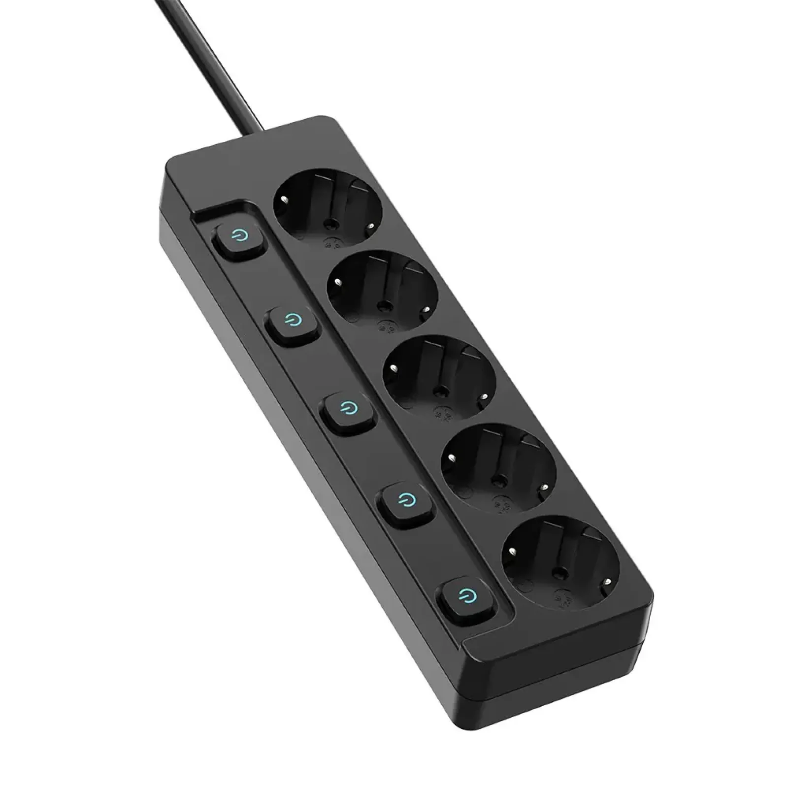 Фильтр питания СolorWay (CW-PSEA52SBK) 5 розеток, 2м, Black UA