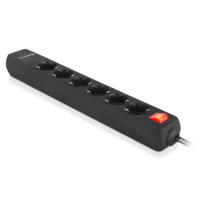 Фільтр живлення REAL-EL RS-Protect 605 3м Black (EL122300041) UA