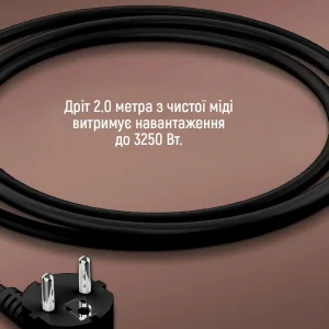 Фильтр питания ColorWay CW-CHE34PDB GaN3 Pro PD 65W (2USB-A + 2 TYPE-C) 3 розетки, 4 USB, 2 м, черный UA
