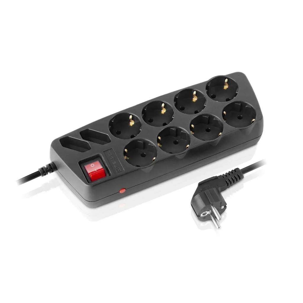 Фільтр живлення REAL-EL RS-10 Protect 1.8m Black, EL122300038 UA