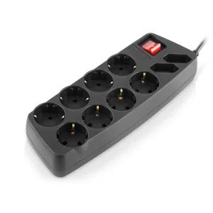 Фільтр живлення REAL-EL RS-10 Protect 5m Black, EL122300040 UA
