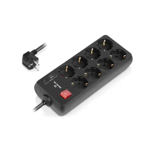 Фільтр живлення REAL-EL RS-Protect 805 3м Black (EL122300043) UA