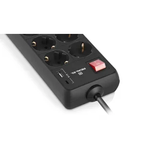 Фильтр питания REAL-EL RS-Protect 805 3м Black (EL122300043) UA