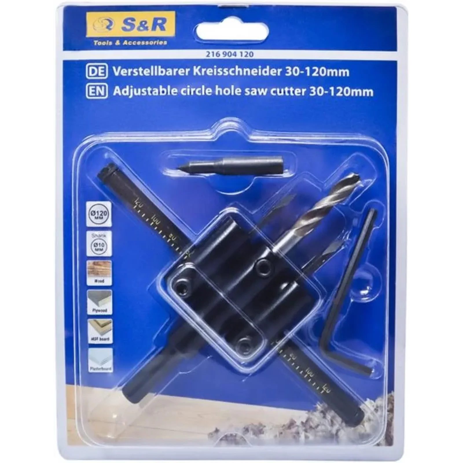 Сверло по дереву S&R (216904120) UA