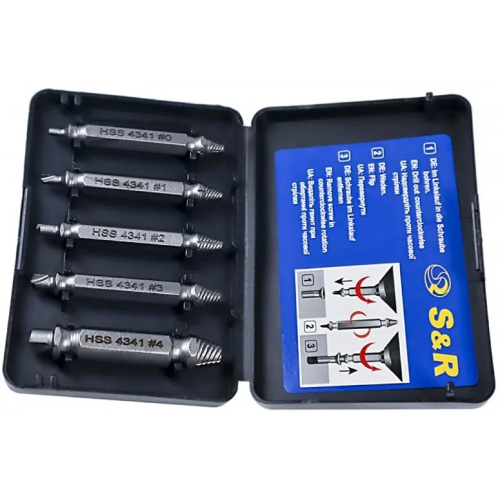Набір екстракторів S&R Meister (111400005) 5шт UA