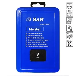 Набір свердел S&R 7шт (216100007) UA