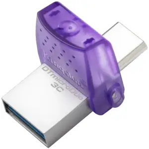 Флеш-накопичувач USB3.2 128GB Type-C Kingston DataTraveler microDuo 3C (DTDUO3CG3/128GB) UA