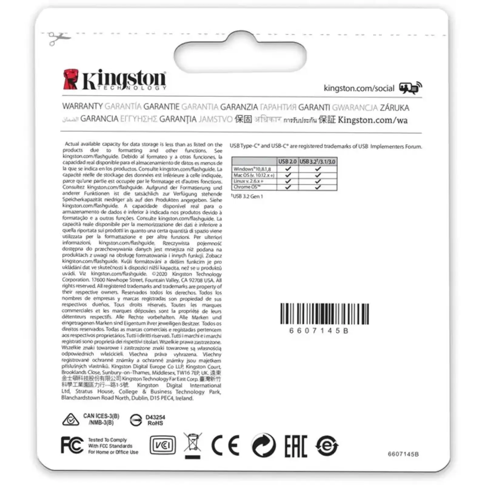 Флеш-накопичувач USB3.2 128GB Type-C Kingston DataTraveler microDuo 3C (DTDUO3CG3/128GB) UA